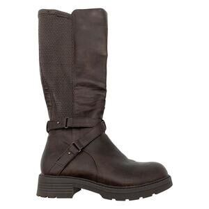 Easy Works Women's Austyn Zip Tall Shift Boots Brown - Wide